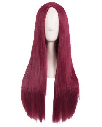 28 Inch/70 cm Women Special Natural Long Straight Synthetic Wig (Red)