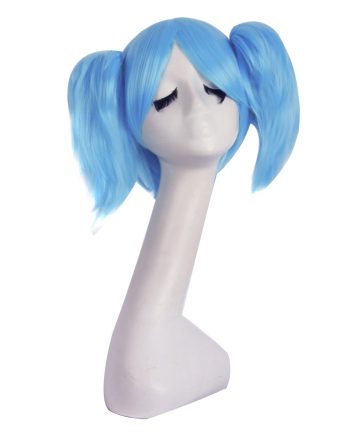 12 Inch/30cm  Sweet and Lovely Anime  Wigs (Light Blue)