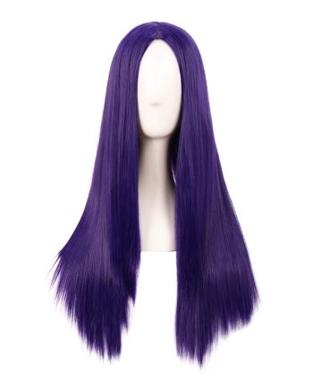 28 Inch/70cm Women Special Long Straight Synthetic Wig (Dark Purple)