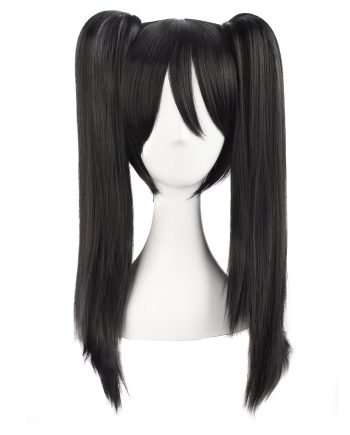 20 Inch/50cm Double Tail Straight Hair  Wigs(Black)